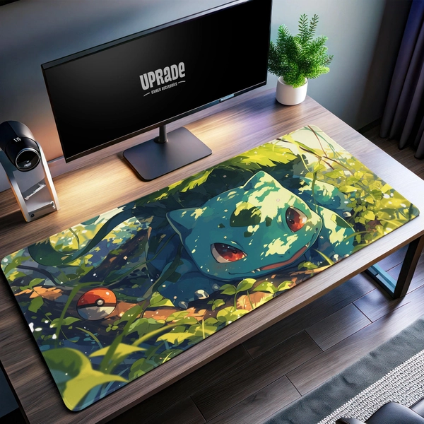 Bulbasaur Forest Hideout Mouse Pad - Peaceful Pokémon Nature Scene, Ideal Gift for Pokémon Trainers
