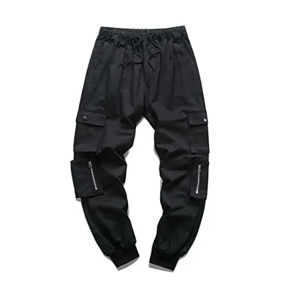 
                            Nantersan Men's Casual Elastic Waist Jogger Pants Cargo Pants Ankle Length Pants
                        