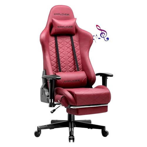 GTPLAYER ACE-Zeus-1 Gaming Chair, WineRed - Winered