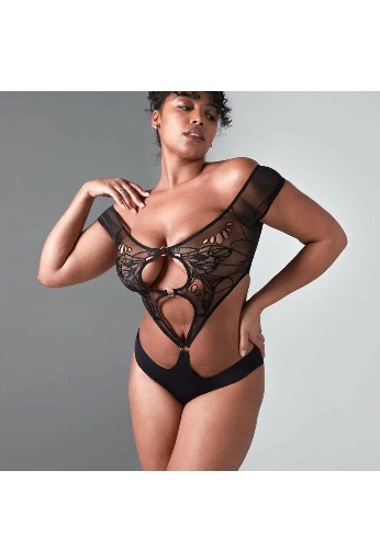 Freyja Bodysuit - Large / Black