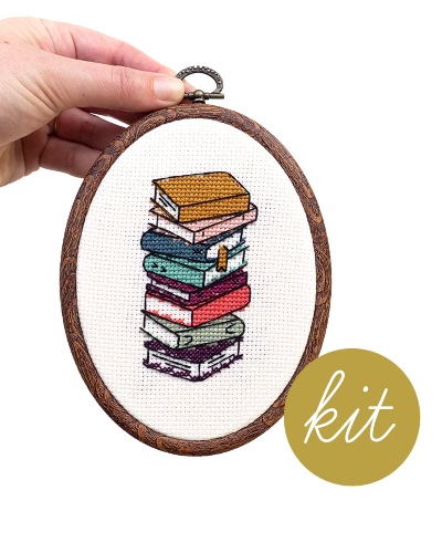 Bibliophile Cross Stitch Kit | Default Title