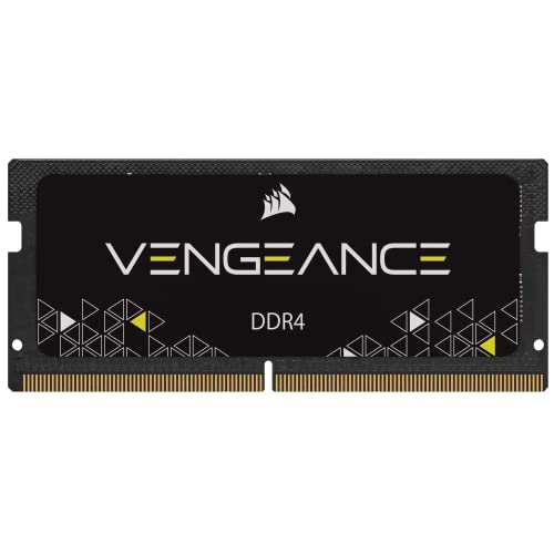 Corsair Vengeance SODIMM 8GB (1x8GB) DDR4 2400MHz CL16 Memoria para Portátiles/Notebooks (Soporte para Procesadores Intel Core™ i5 e i7 de 6ª Generación) Negro - 8GB (1x8GB)