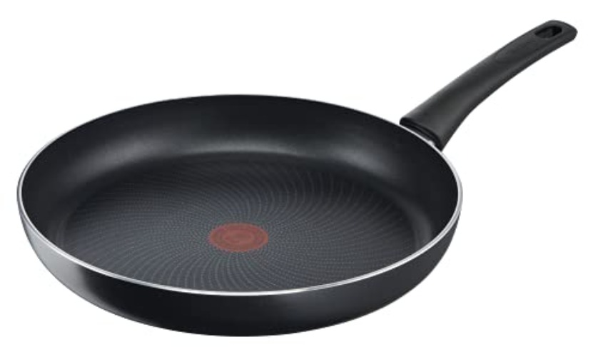 Tefal C27808 Generous Cook - Sartén (32 cm, revestimiento antiadherente, señal térmica, base de fusión térmica para todo tipo de cocinas de inducción, forma profunda, color negro