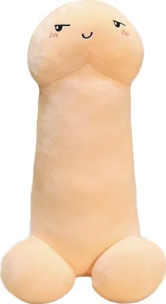 Giant Erect D Pillows (8 VARIANTS, 4 SIZES) - Beige (Shy) / 35" / 100 cm