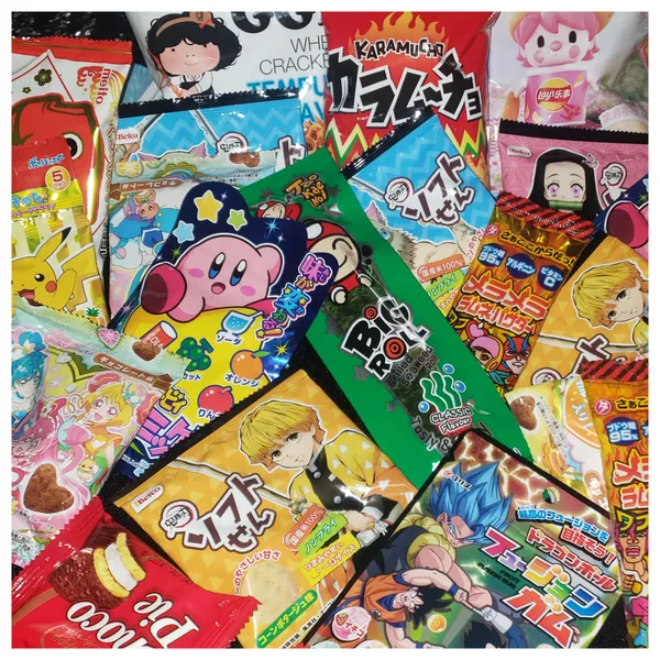 Anime Cartoon Premium Asian Snack Box Japanese Taiwan Candy Soda Birthday Valentine's Day Box
