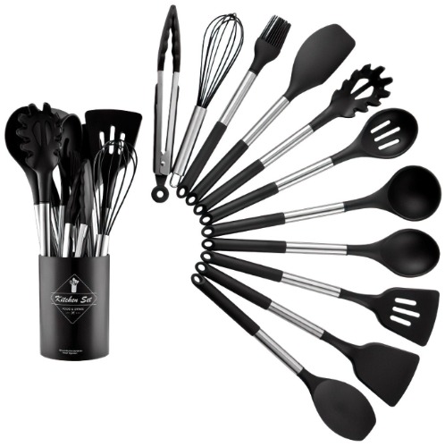 Kitchen Utensil Set - Black
