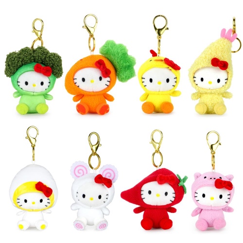 Nissin Cup Noodles X Hello Kitty - Kidrobot 3 Plush Charms [Pre-order]