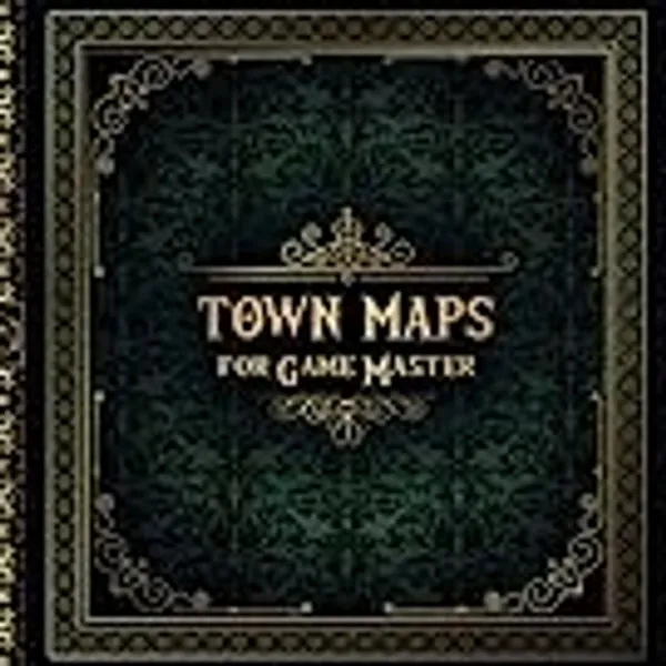 Town Maps for Game Master: 50 Unique and Customizable Regional Maps for Tabletop Role-Playing Games (RPG Maps for Game Master)