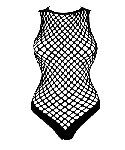 Buitifo Women Sexy Bodysuit Lingerie Mesh Teddy One Piece Babydoll Nightwear - Black Type 5 - One Size