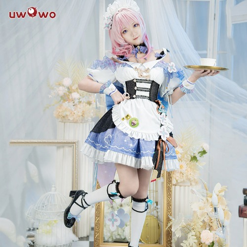 【In Stock】Exclusive Uwowo Honkai Star Rail Fanart March 7th Maid Cosplay Costume - 【In Stock】XXXL