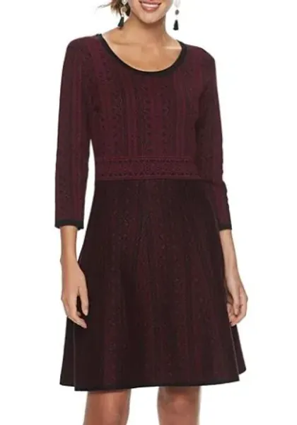 Fit & Flare Sweater Dress