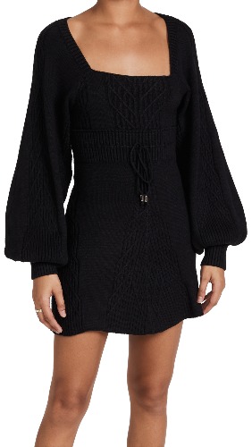 Emmaline Mini Dress - Black