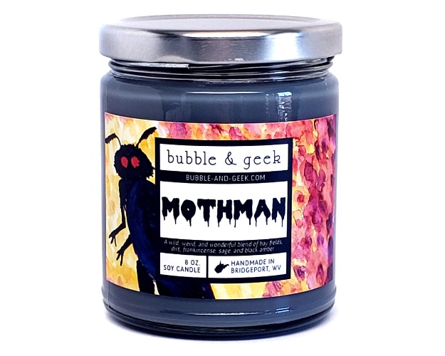 Mothman Scented Soy Candle Jar | Default Title