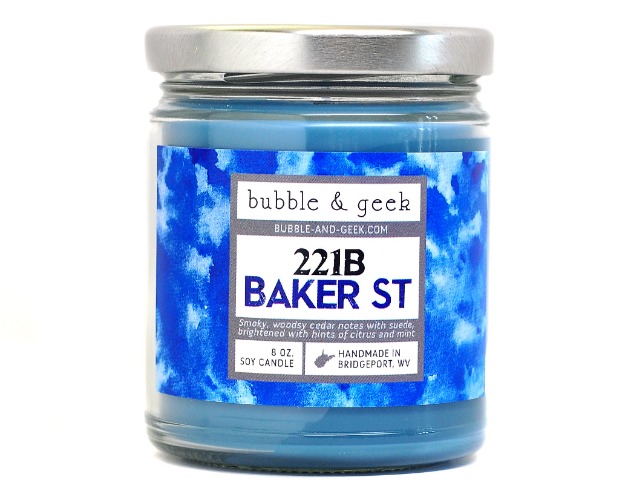 221B Baker Street Scented Soy Candle Jar | Default Title