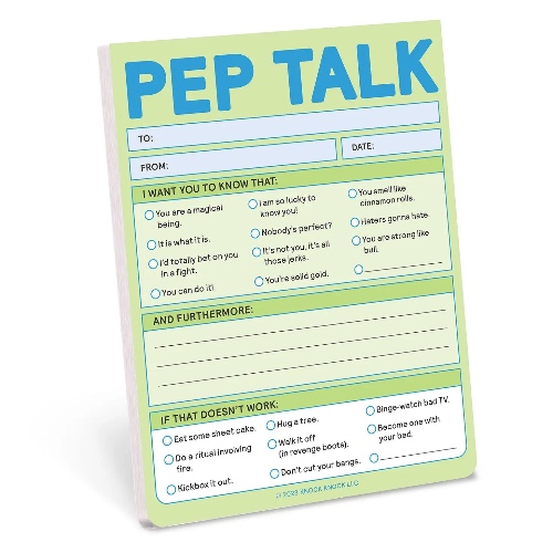 Pep Talk Notepad - 50 pages | Default Title