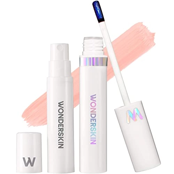 Wonderskin Wonder Blading Peel and Reveal Lip Stain Kit, Transfer Proof Natural Nude Lip Stain Long Lasting Waterproof, Pink (Adore)