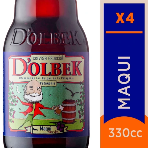 Pack 4 un. Cerveza Dolbek Maqui 330 cc | Jumbo.cl