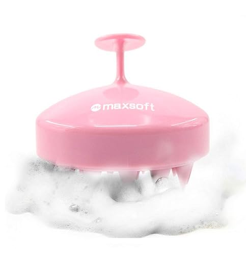 MAXSOFT Hair Scalp Massager Shampoo Brush, Scalp Care Brush (Pink) - Pink