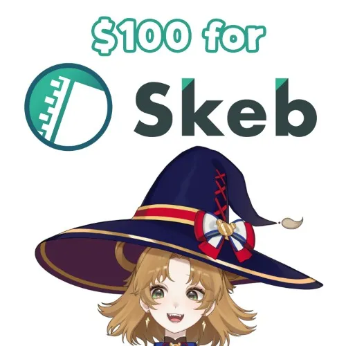 $100 USD for Skeb/Art