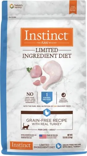 Instinct Limited Ingredient Diet Real Turkey Recipe Grain-Free Dry Cat Food