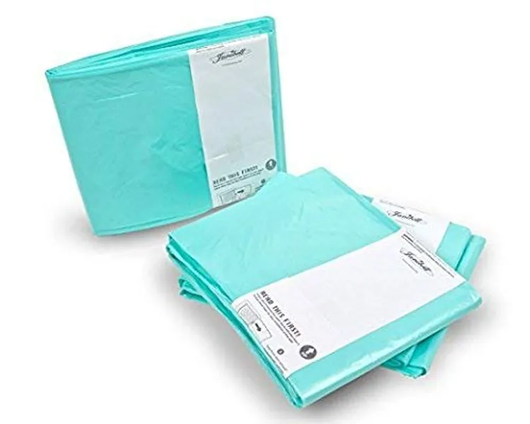 AKORD Janibell Liner Refills for 330 Series, Green, Lightly Scented, 2 Count (Pack of 1)