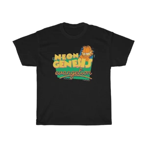 BEST SELLER  Neon Genesis Garfield Essential T-shirt  Unisex | Etsy