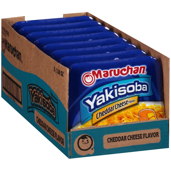 Maruchan Yakisoba Cheddar Cheese Flavor, 3.96 Oz, Pack of 8, (4178990766) - Chedder cheese