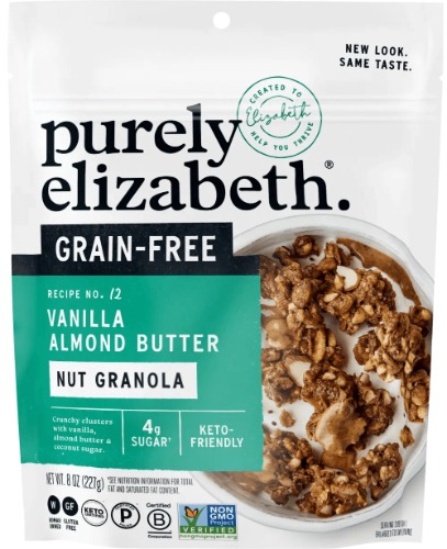 Vanilla Almond Butter Grain-Free Granola | 8oz bag