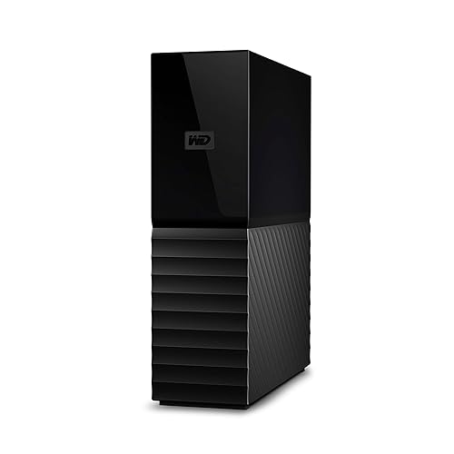 WD 16TB My Book Desktop External Hard Drive, USB 3.0, External HDD with Password Protection and Backup Software - WDBBGB0160HBK-NESN - 16TB - Single Drive