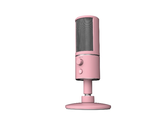 Razer AU Seiren X Condenser Streaming Microphone, Quartz Pink, RZ19-02290300-R3M1