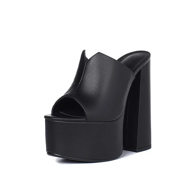Bratt Platform Slide - Black - 7
