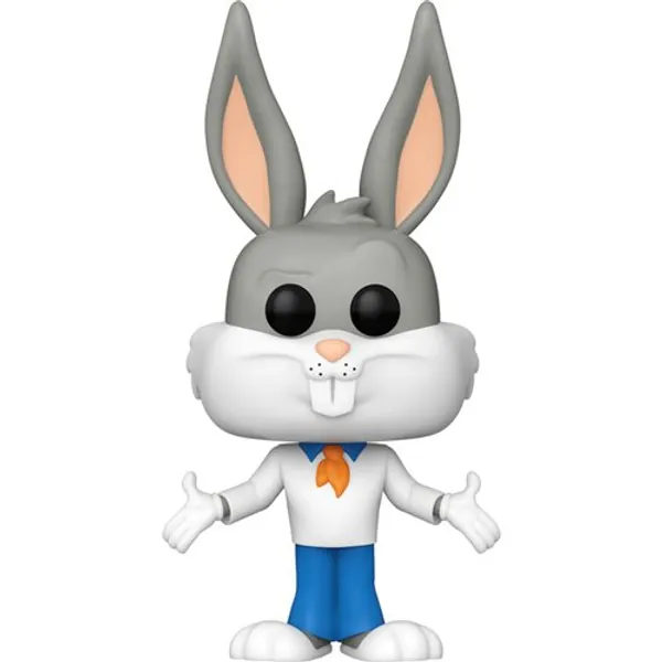Warner Bros. 100th Anniversary Looney Tunes X Scooby-Doo Bugs Bunny as Fred Jones Pop! Vinyl Figure
