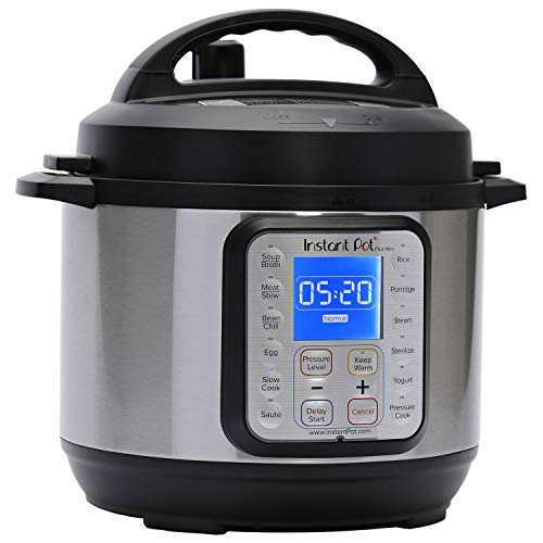 Instant Pot Duo Plus 9-in-1 Electric Pressure Cooker, Slow Cooker, Rice Cooker, Steamer, Sauté, Yogurt Maker, Warmer & Sterilizer, Includes App With Over 800 Recipes, Stainless Steel, 3 Quart - 3 Quarts - Duo Plus