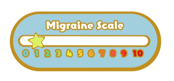 Sliding Migraine Scale Pin - In Stock