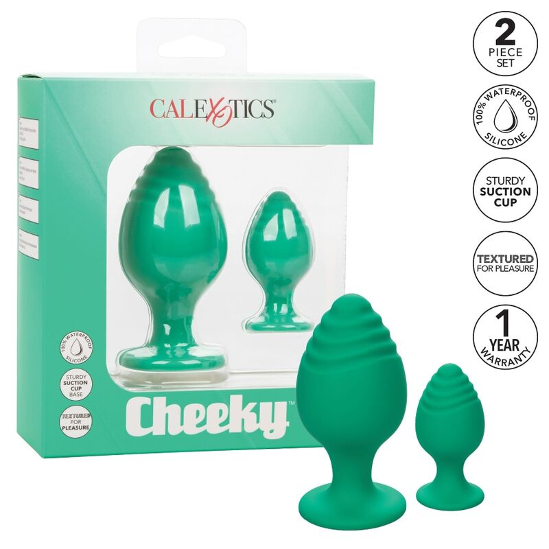 CALEX CHEEKY BUTTPLUG - GREEN