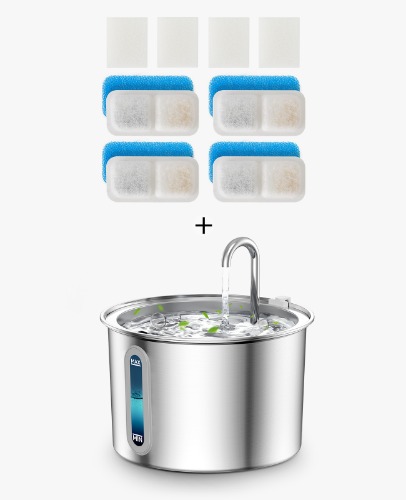 Oneisall Cat Water Drinker 2L - Water Fountain & 4PCS Filters