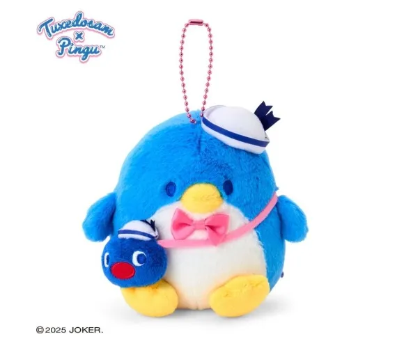 Plush Keychain Tuxedo Sam Sanrio Tuxedo Sam & Pingu