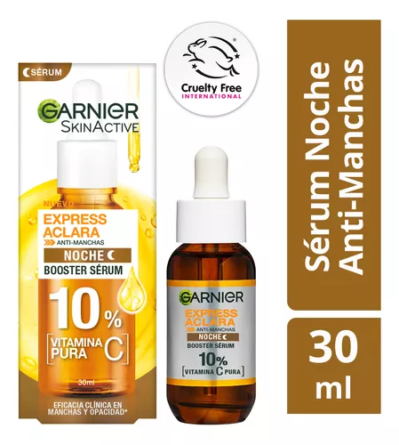 [ Para las manchitas ] Sérum Noche Express Aclara Vitamina C Garnier Skin Active 30mL
