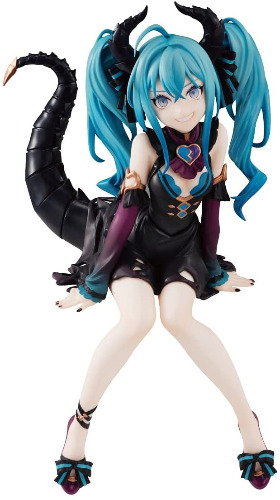 Piapro Characters - Hatsune Miku - Noodle Stopper Figure - Little Devil ver. (FuRyu) - Pre Owned