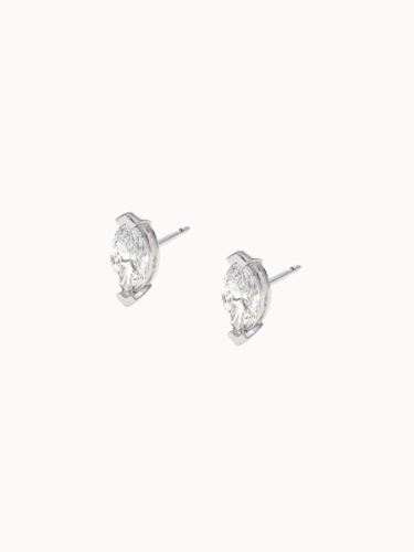 Marquise Diamond Studs - Pair (2 Earrings) / 0.70ct
