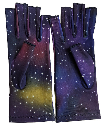 Galaxy Compression Gloves - L/XL
