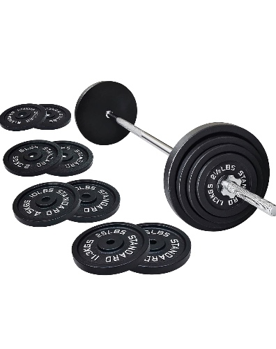 Barbell weight set 