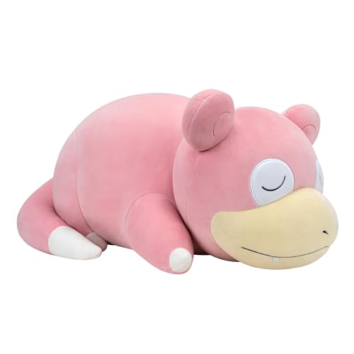 Pokémon PKW3674-45cm Schlafendes Plüsch - Flegmon, offizielles Plüsch