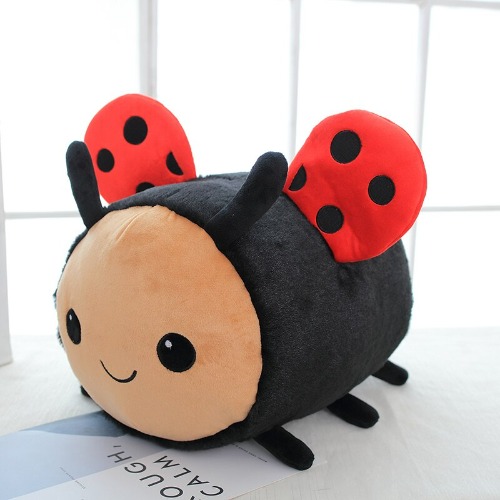 Busy Bugs Ladybird Bumblebee Plushies (2 Colors, 3 Sizes) - 11″ / 30cm / Bumblebee