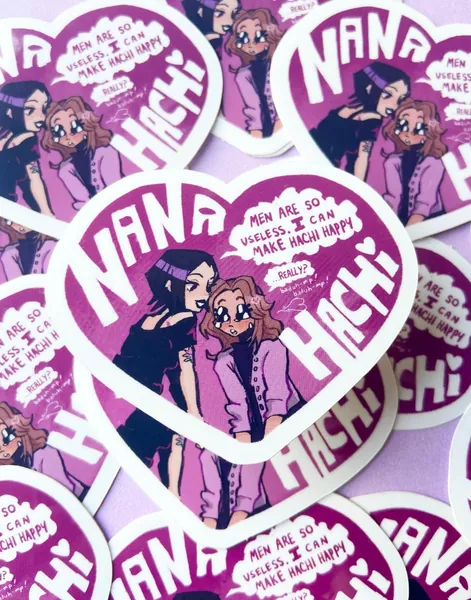 Men are so useless, I can make Hachi happy. NANA Manga 2'' Vinyl Sticker