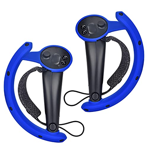 VR Controller Grips Cover Accessories for Valve Index, Valve Index Accessories Sweatproof Anti Collision(Bule) - Blue