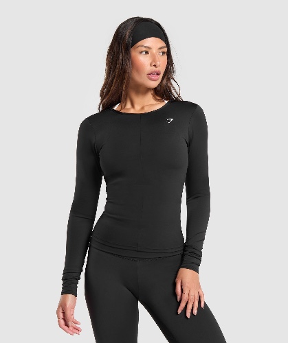 Everyday Open Back Long Sleeve Top