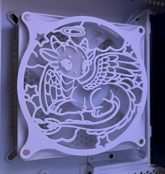 Celestial Dragon - RGB Gaming Computer Fan Shroud/ Grill /Cover