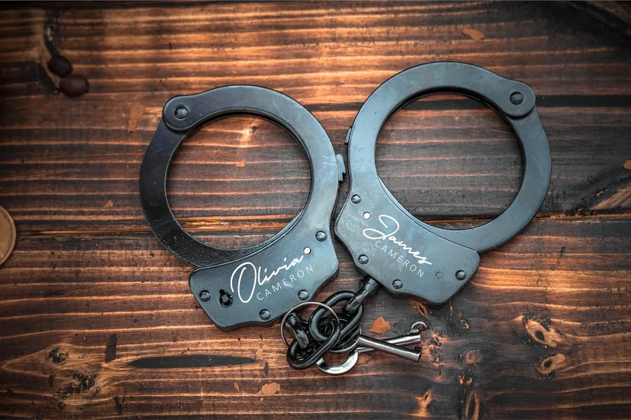 Personalized Handcuffs, Police Handcuffs, BDSM Handcuff, Fetish Cuffs, Erotic Accesories, Mens Gift, Gift For Her, Gift For Him, Holiday