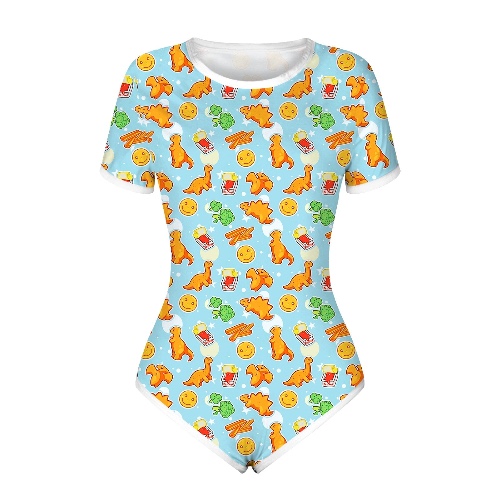 Dino Nuggie Onesie - S